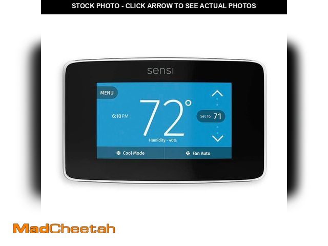 Lot 74-14222652 - Copeland Sensi Touch Smart Thermostat, Touchscreen Color Display, Wi-Fi 7-day Programmable , Data Pr...