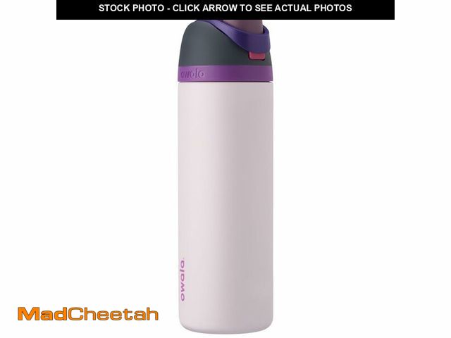 Lot 74-14270928 - Owala FreeSip Insulated Stainless Steel Water Bottle with Straw for Sports and Travel, BPA-Free, 24o...