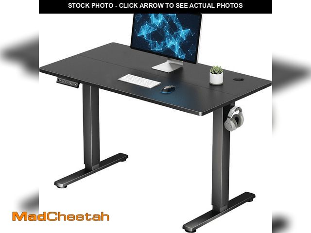 Lot 74-13779833 - CONCETTA Electric Height Adjustable Desk, 40"x24" Ergonomic Sit Stand Workstation, One-Touch Lift Ho...