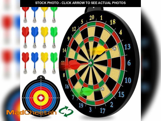 Lot 74-13568069 - Dart Board - 12pcs Magnetic Darts - Excellent Indoor Game and Party Games - Gifts for 5 6 7 8 9 10 1...