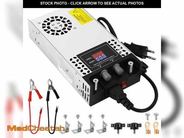 Lot 74-14383504 - NUOWEIDE Adjustable 0-12V Power Supply 50A 600W, 110V AC to DC 0-12V Buck Converter 0-50A 600W Power...