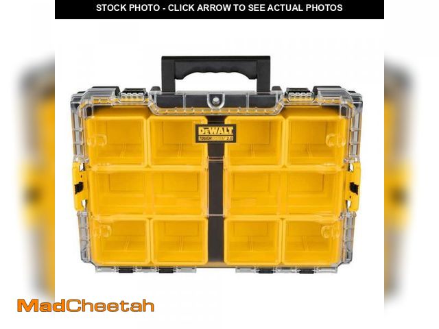 Lot 74-12531642 - DEWALT TOUGHSYSTEM 2.0 10-Compartment Deep Small Parts Organizer - UNUSED