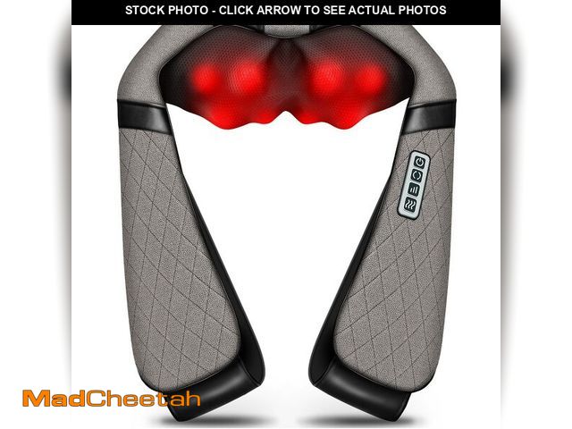 Lot 74-13540897 - Blue Elf Shiatsu Electric Neck Back Massager Pillow 3D Kneading with Heat for Shoulder, Lower Back, ...