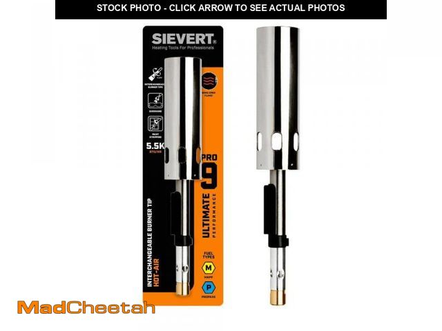 Lot 74-12517533 - SIEVERT Pro 9 Interchangeable Hot-Air Burner Tip (Fuel Not Included) - UNUSED