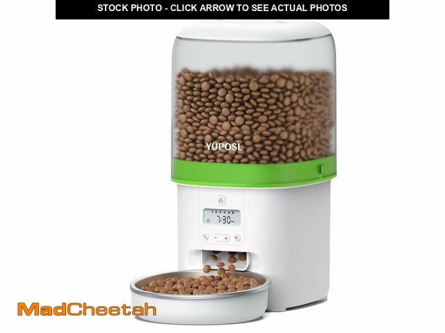 Lot 74-13712300 - Automatic Cat Feeder - 4L Timed Auto Pet Feeder for Cat and Dog with Dry Food Dispenser, 180-day Bat...