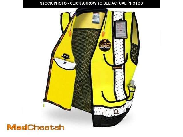 Lot 74-12604555 - KwikSafety - Charlotte, NC - GODFATHER SPECIALIST Safety Vest [CUSHION COLLAR + 10 DELUXE POCKETS] C...