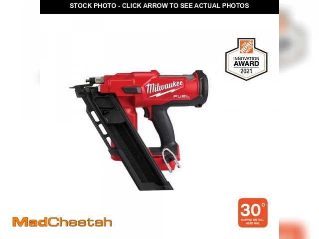 Lot 74-11826515 - Milwaukee M18 FUEL 3-1/2 in. 18-Volt 30-Degree Lithium-Ion Brushless Cordless Framing Nailer (Tool-O...