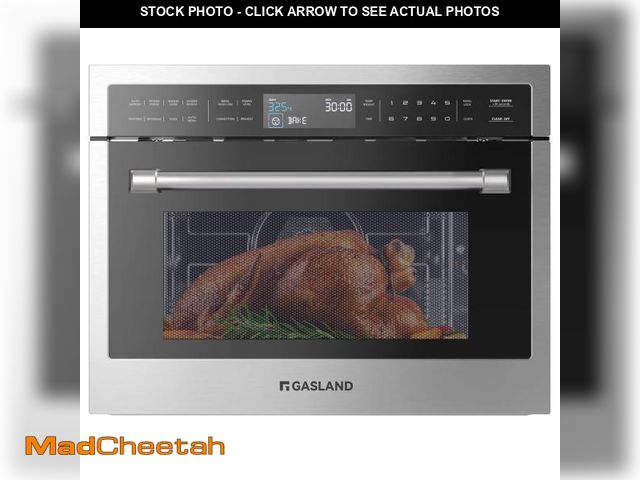 Lot 74-12541852 - Gasland 24 Inch Built in microwave oven, Microwave and Convection Oven Combination, 1000W, 11 Levels...
