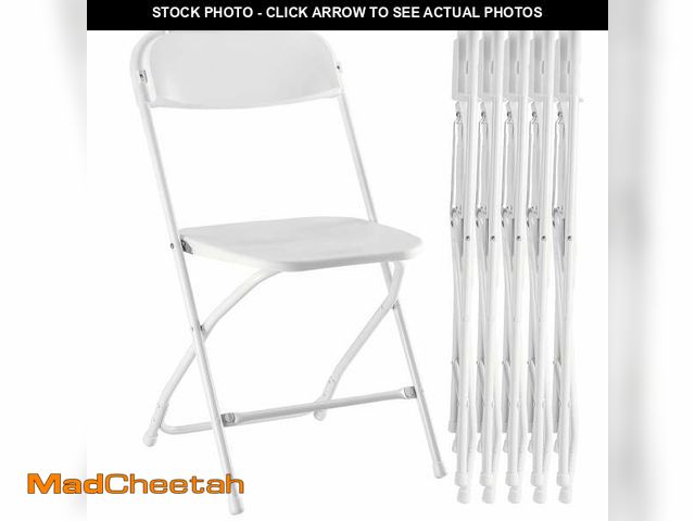 Lot 74-13045103 - MCQ 6-Piece Folding Chair Set with Non-Slip Feet, 330 lbs. Weight Capacity, for Home and Office Use,...