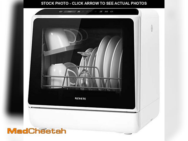 Lot 74-12167706 - NOVETE Portable Countertop Dishwashers, Compact Dishwashers with 5 L Built-in Water Tank &amp; Inlet...