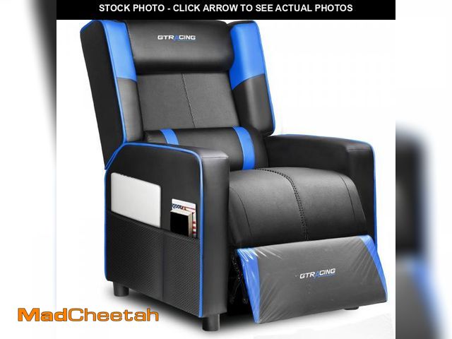 Lot 74-12446145 - GTRACING Gaming Recliner Chair for Living Room Racing Style Single PU Leather Gaming Sofa for Adults...