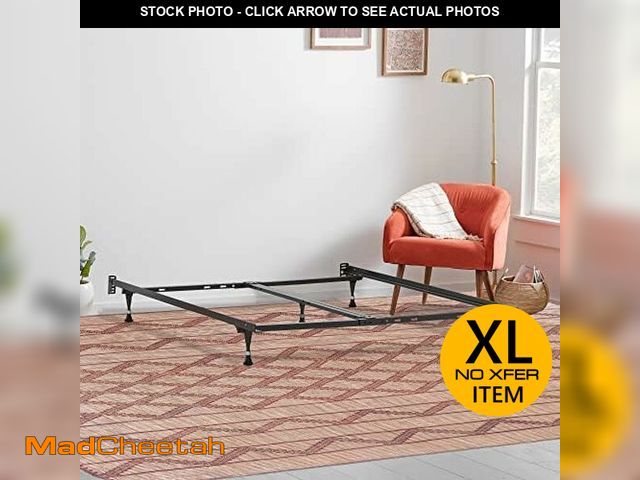 Lot 74-13579603 - (MISSING HARDWARE) Greaton, Advanced Bed Frame, Re-Rolled Rail Steel Provides Required Strength and ...