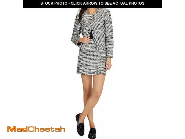 Lot 74-12719650 - Club Monaco Women's Centie Skirt, Black/White, 0 - UNUSED