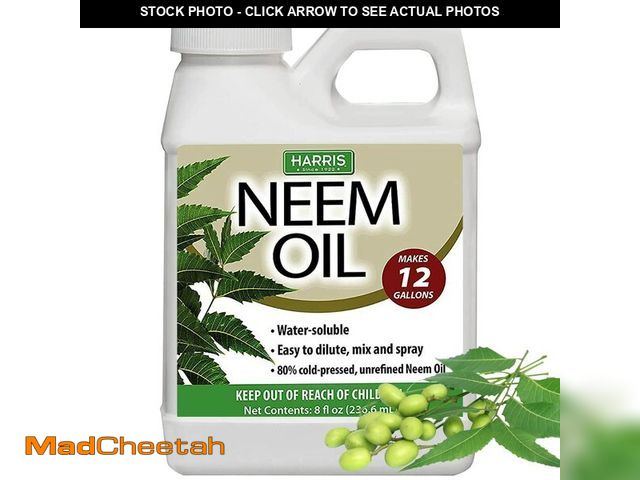 Lot 74-14267965 - HARRIS Neem Oil Cold Pressed Water Soluble Concentrate, Makes 12 Gallons - UNUSED