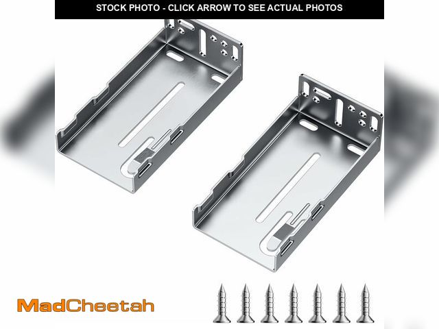 Lot 74-13582808 - VEVOR Drawer Slides Brackets, 10 Pairs Drawer Rails for 100 LBS Side Mount Ball Bearing Rail, Heavy ...