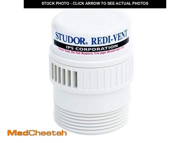 Lot 74-13785373 - STUDOR Redi-Vent with ABS Adapter Air Admittance Valve - USED