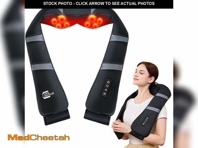 Lot 74-13575722 - UKL HEALTHCARE Neck Massager with Heat - Back and Neck Massager for Pain Relief Deep Tissue Shiatsu ...