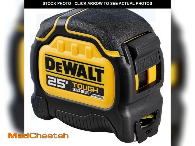 Lot 74-12676801 - DEWALT Tough Tape 25 ft. x 1-1/4 in. Tape Measure - UNUSED