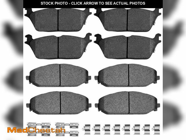 Lot 74-14267318 - Front Rear Ceramic Brake Pads Kits 8Set Fit For Ram 1500 2019 2020 2021 2022 2023, For Jeep Wagoneer...