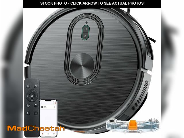 Lot 74-12707587 - XIEBro Robot Vacuum and Mop Combo, 2 in 1 Vacuuming &amp; Mopping Robot with Schedule, App/Bluetooth...