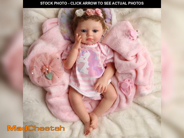 Lot 74-12957838 - BABESIDE Lifelike Reborn Baby Dolls - 16 Inch (Weight 4 lb) Full Platinum Silicone Realistic-Newborn...