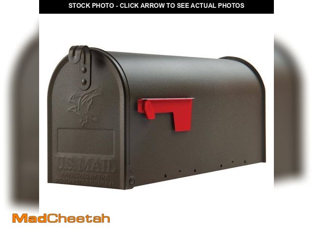 Lot 74-14587081 - Architectural Mailboxes Elite Bronze, Medium, Steel, Post Mount Mailbox E1100BZAM - UNUSED