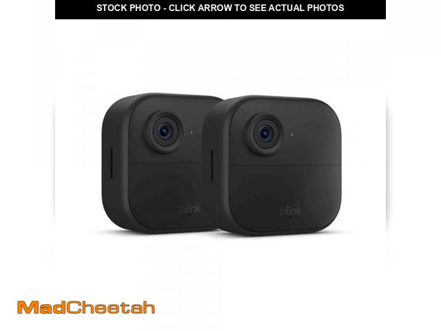 Lot 74-12471974 - Blink Outdoor 4 (4th Gen) Wireless Outdoor Smart Home Security Camera System with 2 Cameras, up to 2...