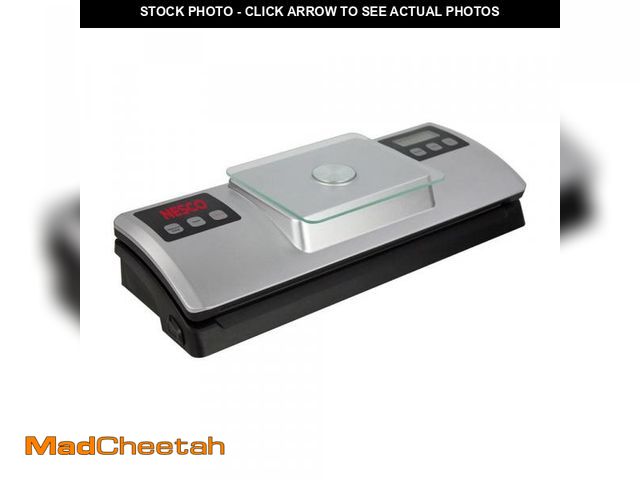 Lot 74-12424793 - Nesco Silver Food Vacuum Sealer with Bag Cutter - UNUSED