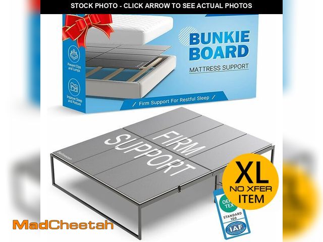 Lot 74-14438424 - Bunkie Board Queen Size (60x80''), Heavy Duty Bed Board for Frame - UNUSED