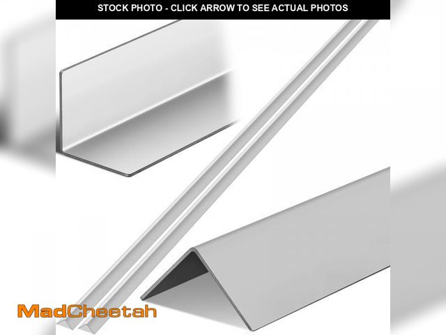 Lot 74-12153029 - *SEE DETAILS* Blulu 2 Pcs Stainless Steel Corner Guards 1 x 1 x 72 Inches Metal Wall Corner Protecto...