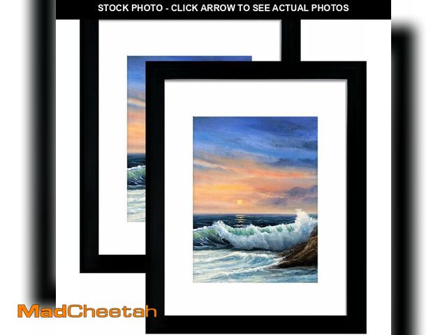 Lot 74-14347987 - LUCKYLIFE 16x20 Frames, Picture Frames for Wall, Display Pictures 11x14 with Mat or 16x20 without Ma...