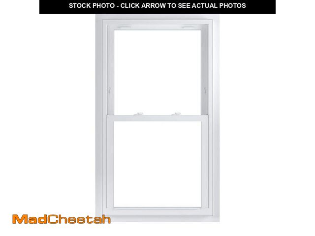 Lot 74-12673083 - American Craftsman 29.75 in. x 52.75 in. 70 Series White Double Hung Low-E Argon Glass Vinyl Fin wit...