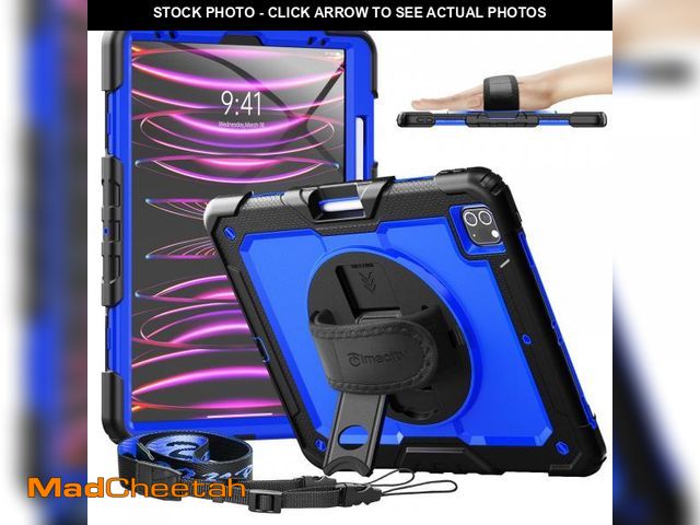 Lot 74-12221429 - Timecity iPad Pro 12.9 Case 6th/5th/4th/3rd Gen, 360ÃÂ° Rotating Stand, Pencil Holder &amp; Wireles...