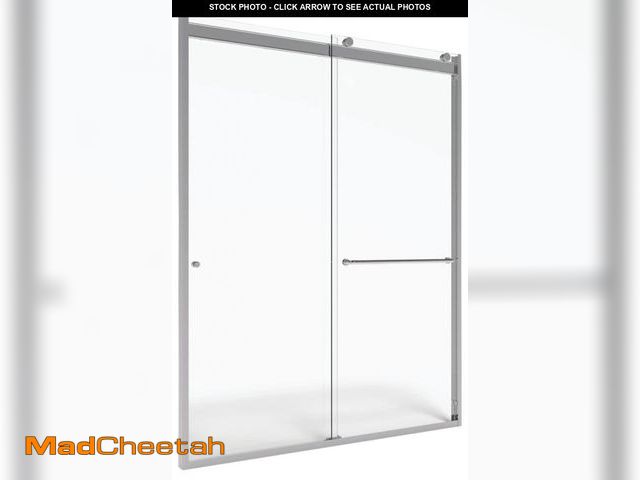 Lot 74-12425069 - Basco Shower Door RTLA05B4870XPSV Rotolo Sliding Shower Door, Chrome,20 in. Wide x 70 in. high, 1/4 ...
