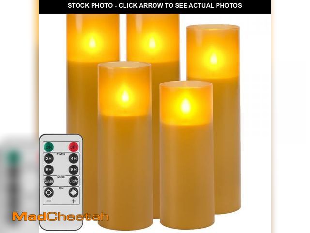 Lot 74-11550815 - haitanghua Flameless Candles, Battery Operated Candles, LED Candles, Fake Candle with Remote Control...
