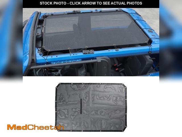 Lot 74-12313432 - Sunshade Mesh Sun Shade Bikini Top Cover Provides Roof UV Sun Protection Accessories for Ford Bronco...
