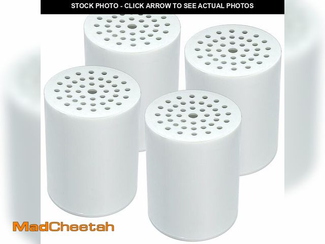 Lot 74-12697496 - 4 Pack 15 Stage Shower Filter Replacement Cartridge, Shower Filter For Hard Water, Universally Compa...