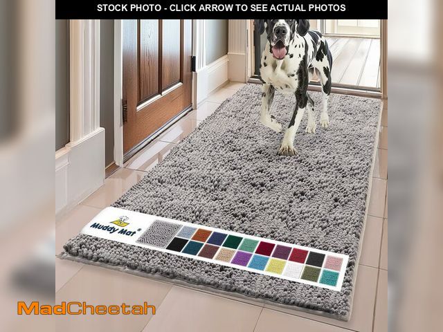 Lot 74-12605718 - Muddy MatÃÂ® Shown on TV Ã¢â¬â Super Absorbent Door Mat Indoor, Microfiber Quick Dry Chenille En...