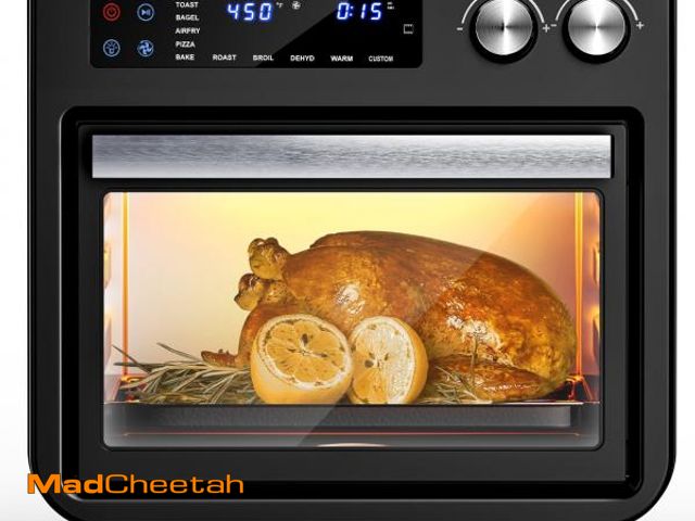 Lot 74-12482402 - 26QT Air Fryer Oven,Oil-Less Digital Touchscreen Toaster Oven with 10-in-1 Multi Function&amp;Custom...
