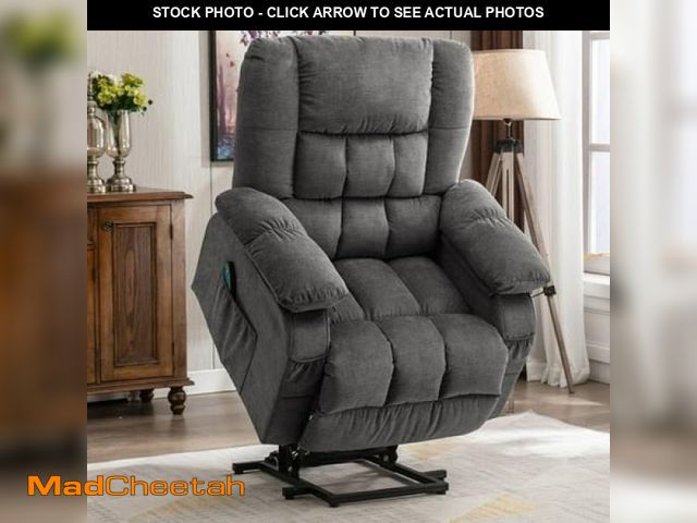 Lot 74-12087384 - (MISSING POWER CORD AND REMOTE) JONPONY Power Lift Recliner Chair Recliners for Elderly with Heat an...
