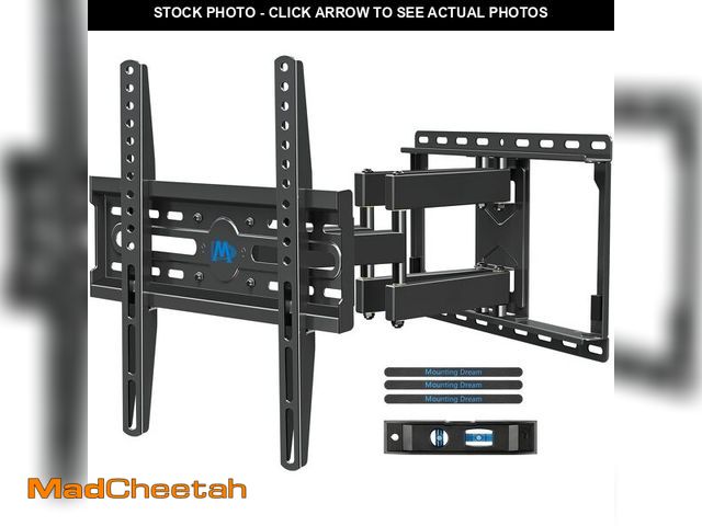 Lot 74-12703881 - Mounting Dream TV Wall Mount for 32-65 Inch Television,Mount with Swivel and Tilt, Full Motion Brack...