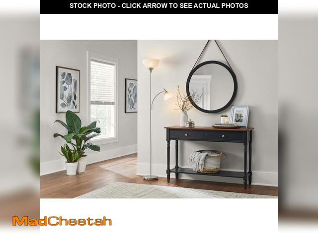 Lot 74-12557310 - Hampton Bay 70 in. Brushed Nickel Mother Daughter 2-Light Torchiere Floor Lamp with Plastic Shade - ...