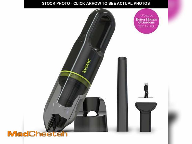 Lot 74-12688345 - (MISSING CHARGER) IonVac Handheld Cordless Vacuum, For Pet hair &amp; Multi-surfaces, Powerful sucti...
