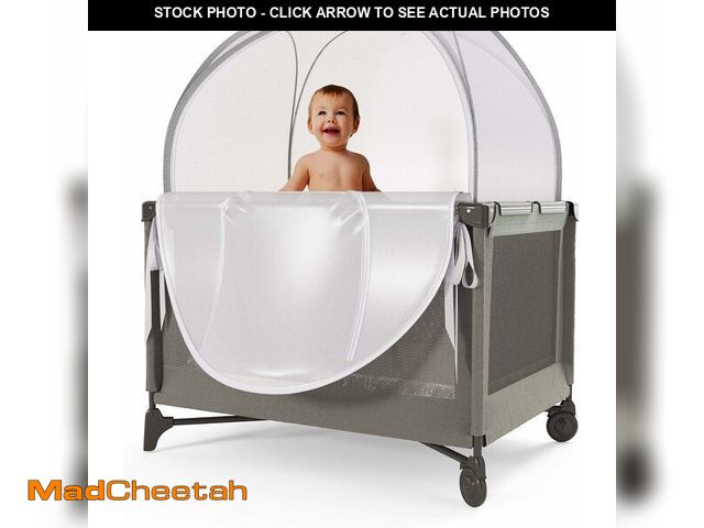 Lot 74-13040536 - Nahbou Baby Crib Tent: Pack n Play Net Cover, Keeps Baby from Climbing Out, Safety Crib Tent, Cat &a...