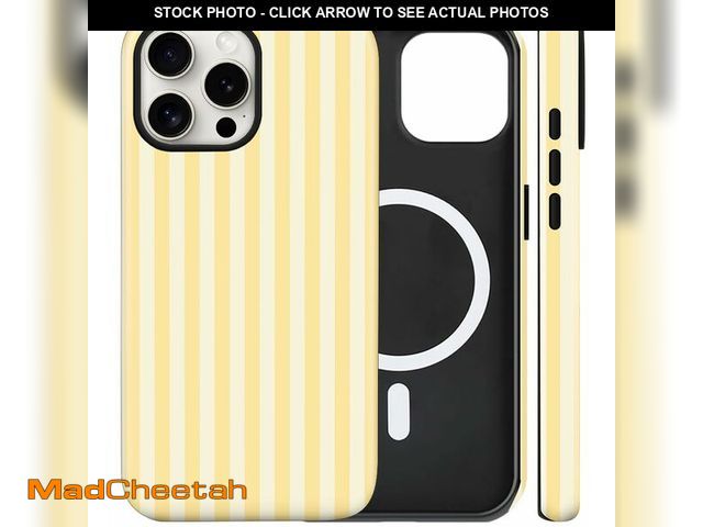 Lot 74-14380447 - flewfun Magnetic for iPhone 15 Case Cute Stripes Phone Case, Shockproof Slim TPU and Hard PC Protect...