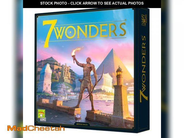 Lot 74-12303523 - Asmodee 7 Wonders Board Game (New Edition) - Lead Your Civilization to Prosperity, Strategy Game for...