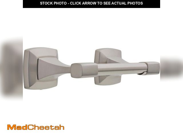 Lot 74-13001594 - Delta Portwood Wall Mount Pivot Arm Toilet Paper Holder Bath Hardware Accessory in Brushed Nickel - ...