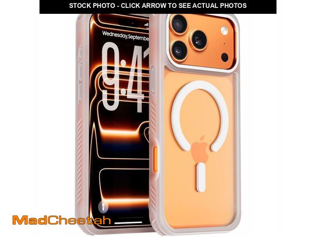 Lot 74-13550836 - ZOYTONE Magnetic for iPhone 17 Pro Case, Compatible with MagSafe, Threaded Border Non-Slip, 4 Corner...