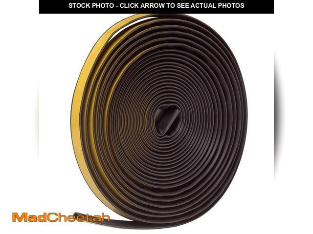 Lot 74-12778822 - Frost King 1/2 in. x 1/4 in. x 20 ft. Brown Silicone Self-Stick Weatherseal - UNUSED
