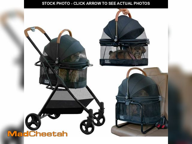 Lot 74-13017953 - Pet Gear 3-in-1 Travel System, View 360 Stroller Converts to Carrier and Booster Seat with Easy Clic...